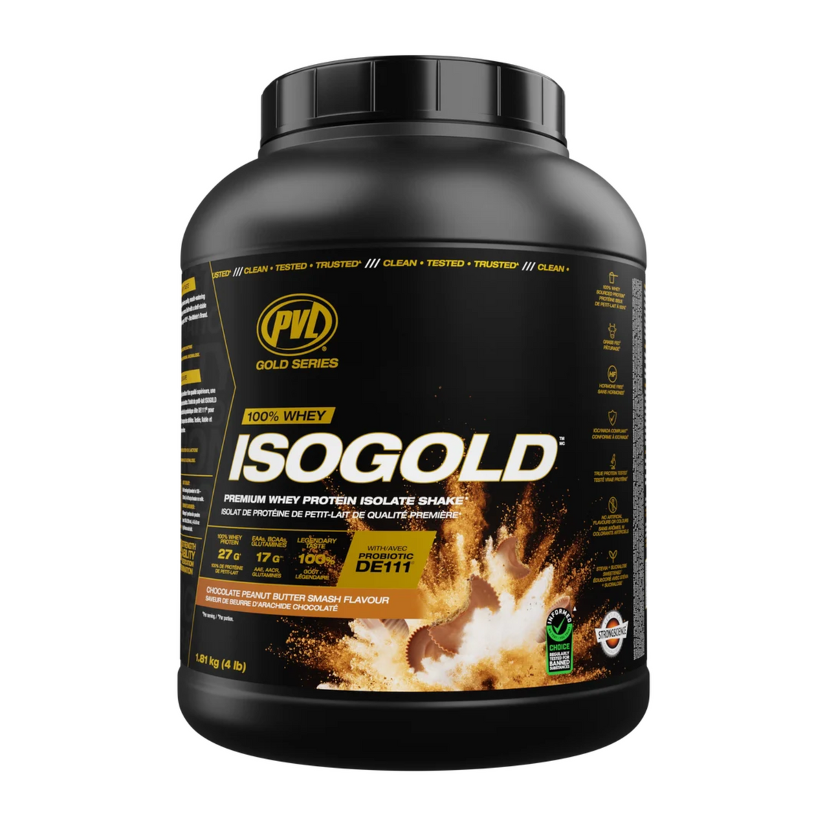 PVL Isogold (4lbs) Whey Protein Isolate