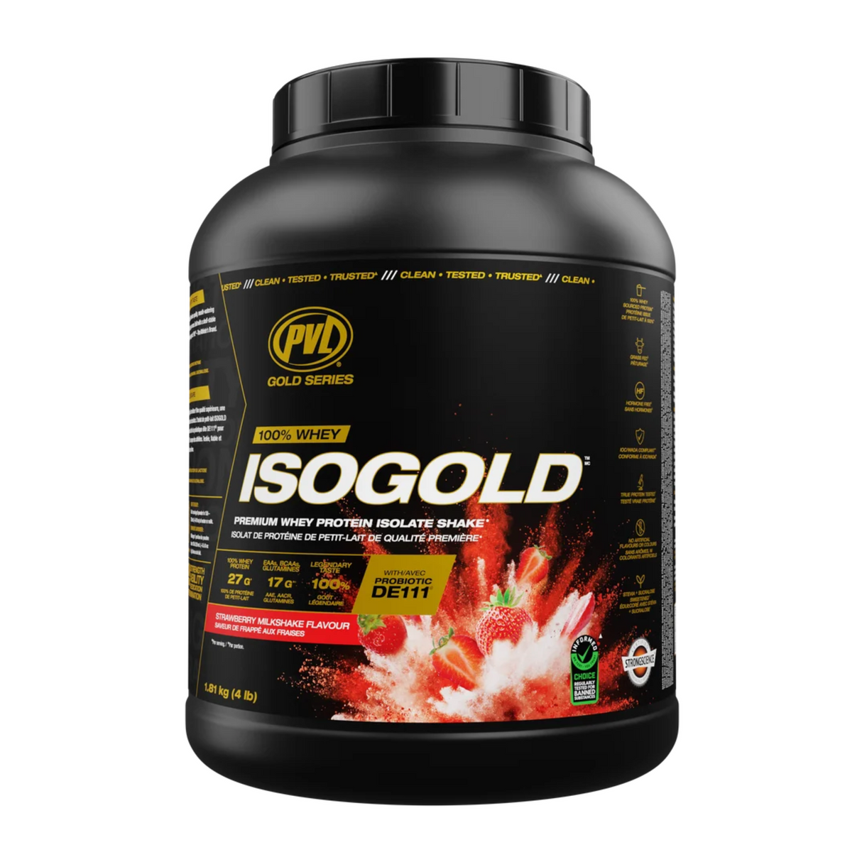 PVL Isogold (4lbs) Whey Protein Isolate