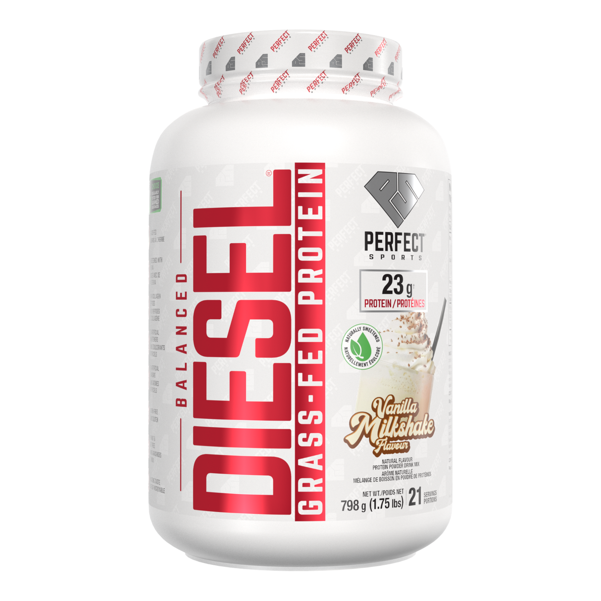 Perfect Sports Diesel BALANCED Grass-Fed Protein 1.75LB