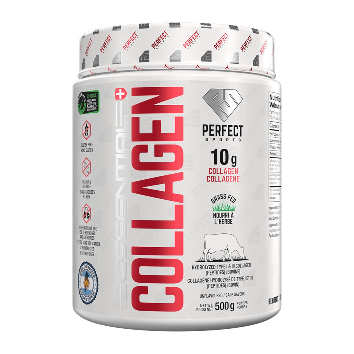 Perfect Sports Collagen Unflavoured 500g 50 Servings