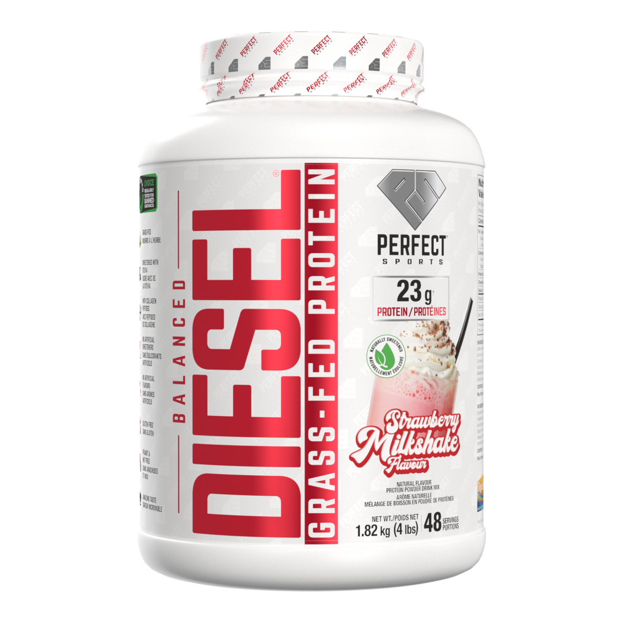 Perfect Sports Diesel BALANCED Grass-Fed Protein 4LB