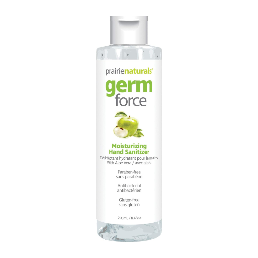 Prairie Naturals Germ Force Hand Sanitizer Green Apple Scented