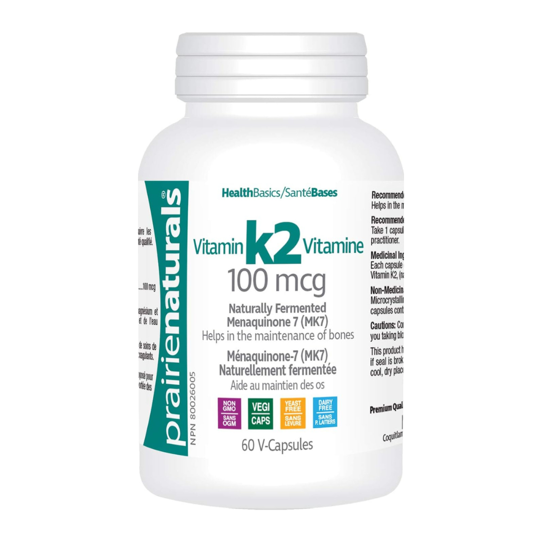 Prairie Naturals Vitamin K2 MK7 60 caps