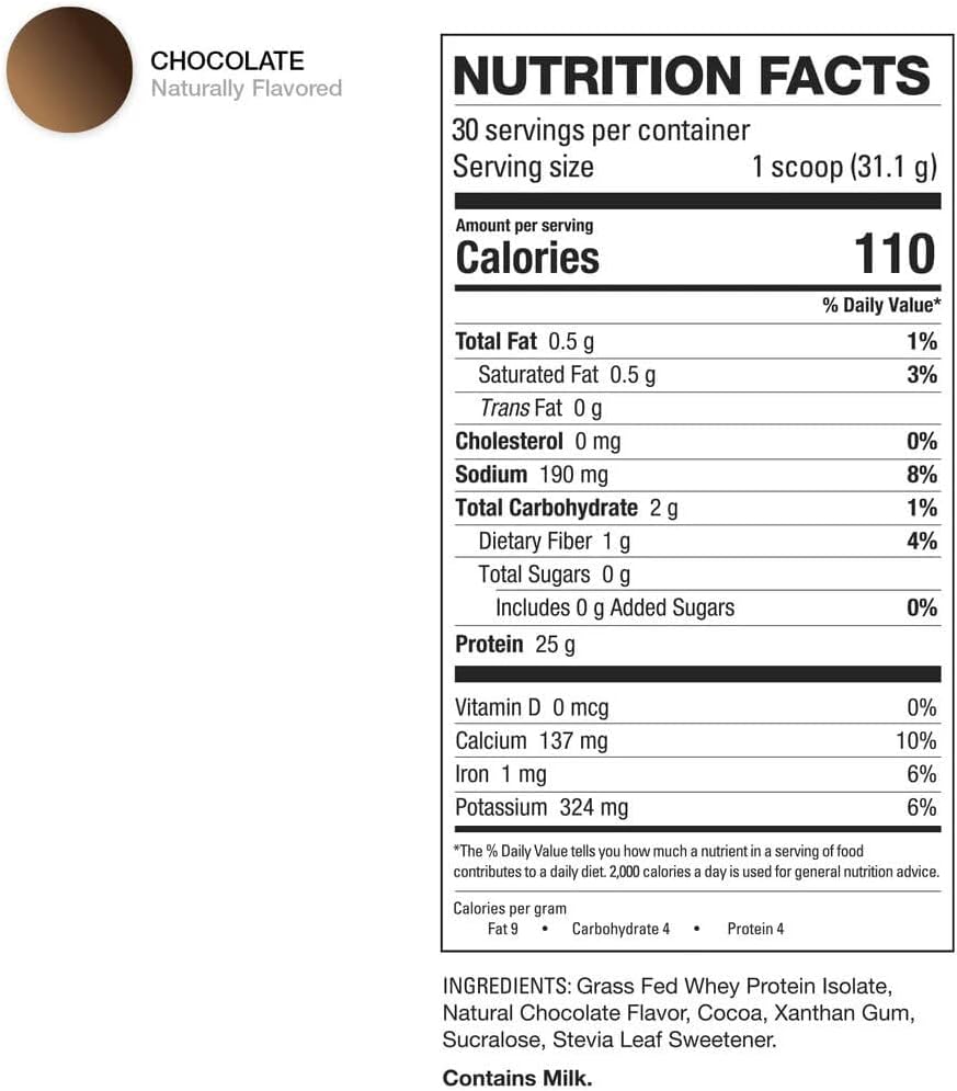 HD Muscle ProHD Grass Fed Whey Isolate 4.4LB