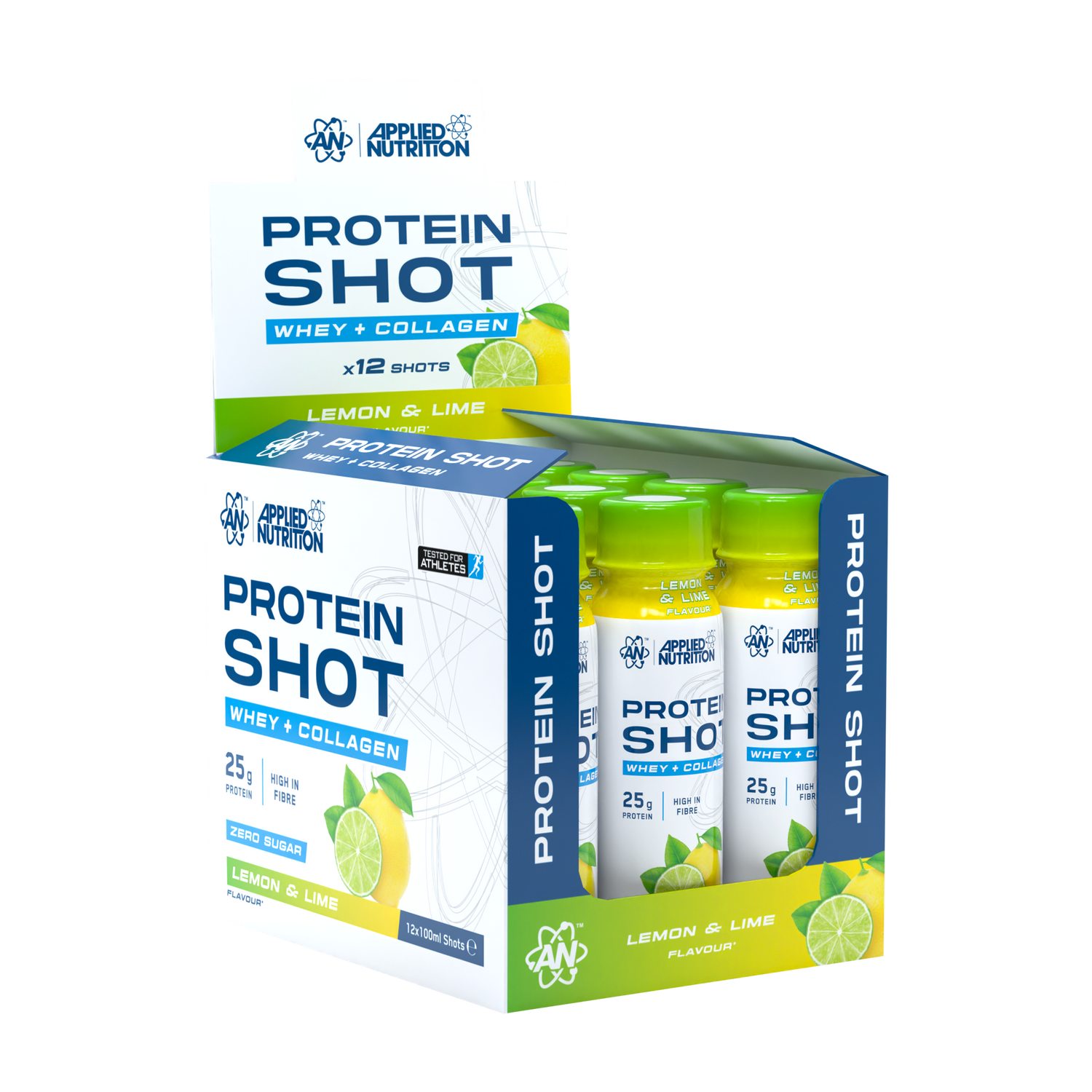 Applied Nutrition Protein Shot 100mL Lemon & Lime (Pack of 12)