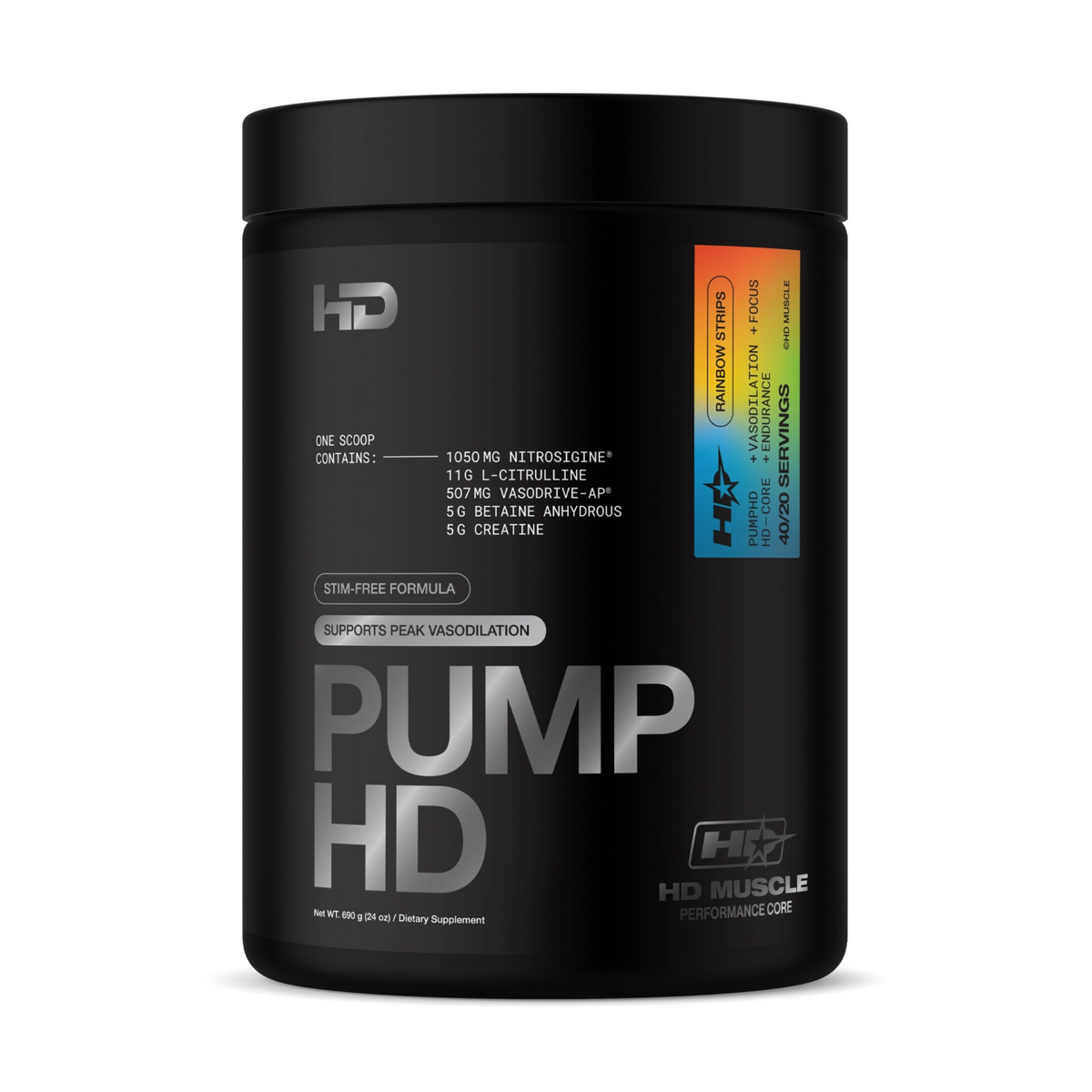HD Muscle PumpHD Stim Free Pre Workout 20/40 Servings