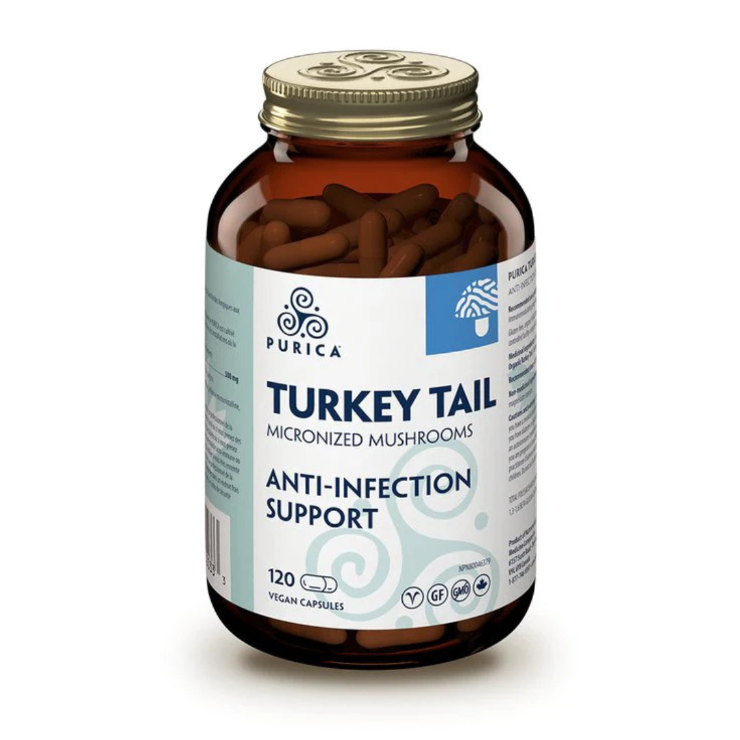 Purica Turkey Tail Coriolus Mushroom 120 Capsules