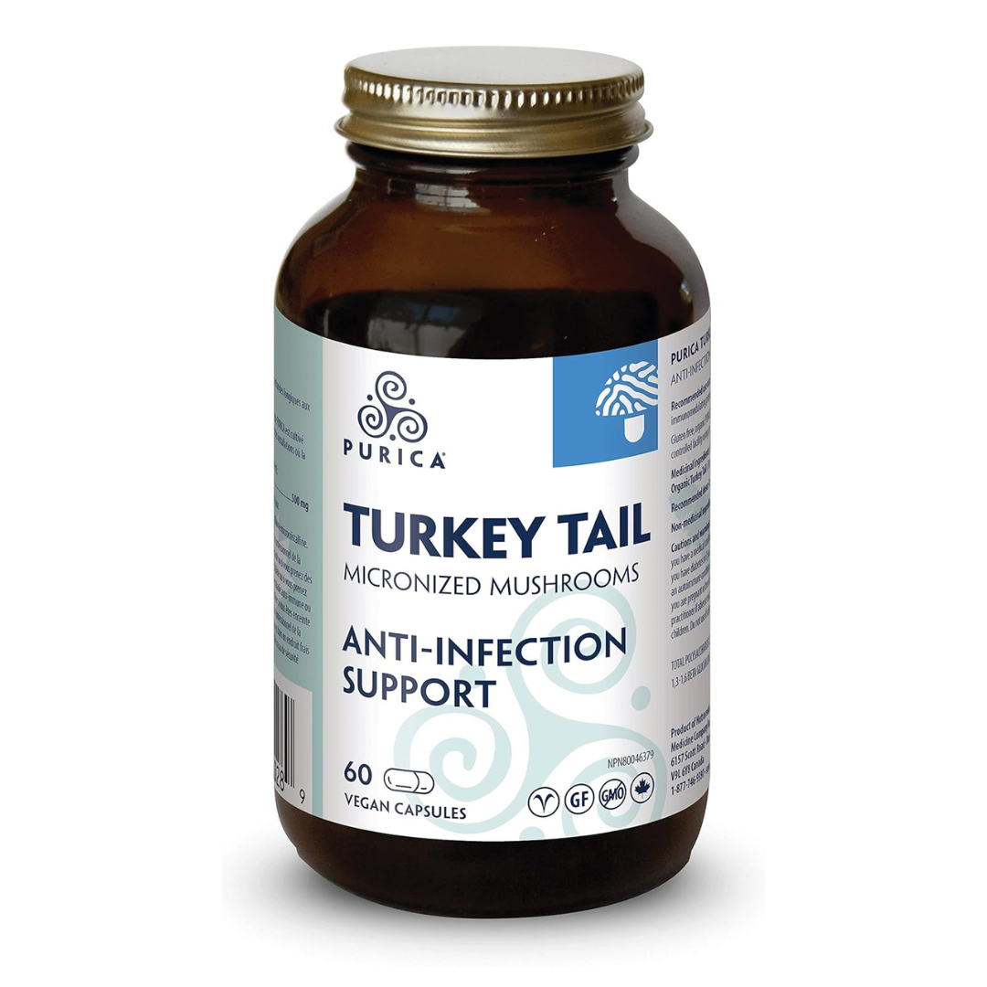 Purica Turkey Tail Coriolus Mushroom 60 Capsules