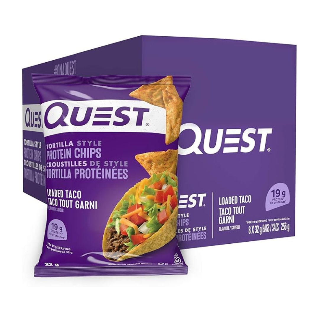 Quest – Protein Chips (Box of 8) - Loaded Taco