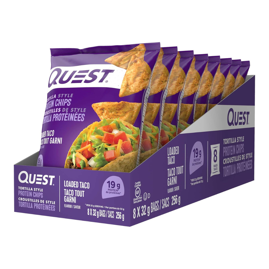 Quest – Protein Chips (Box of 8) - Loaded Taco
