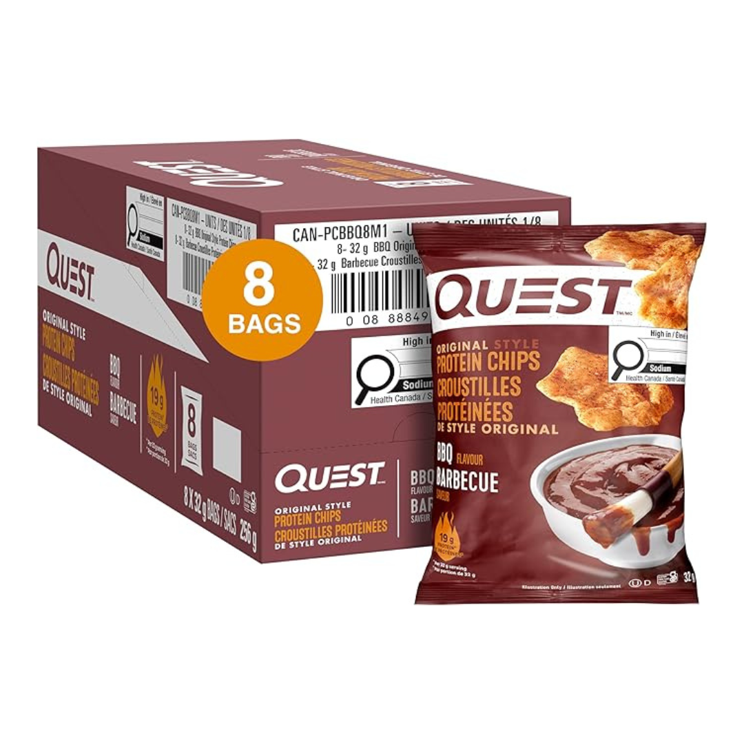 Quest – Protein Chips (Box of 8) - BBQ