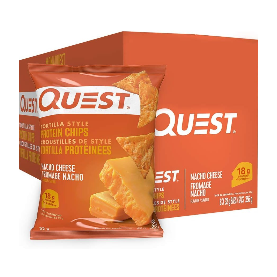 Quest – Protein Chips (Box of 8) - Nacho Cheese