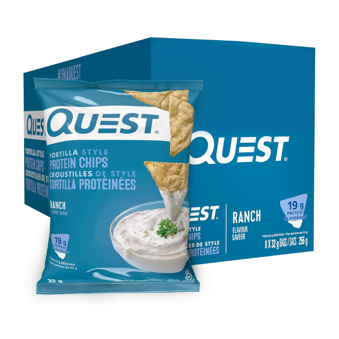Quest – Protein Chips (Box of 8) - Ranch