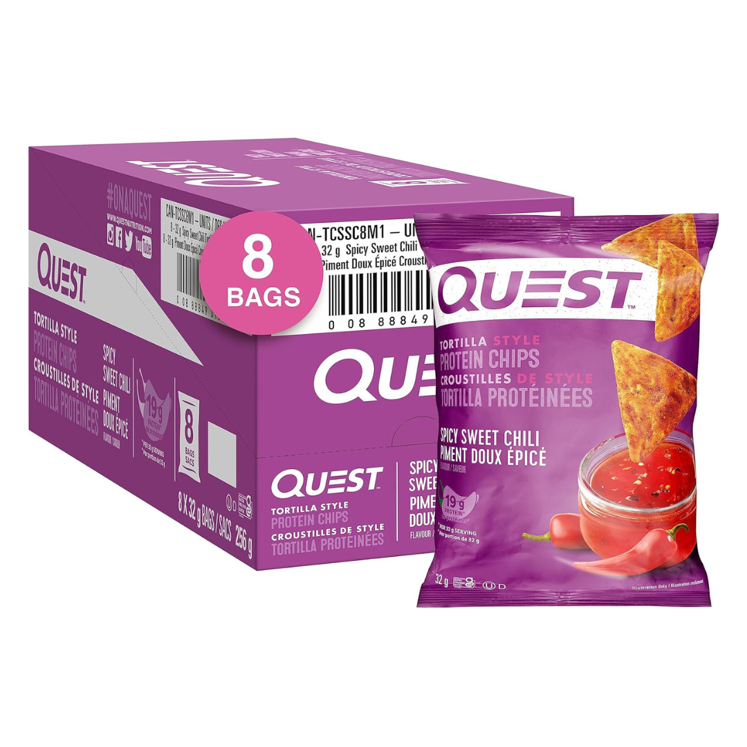 Quest – Protein Chips (Box of 8) - Spicy Sweet Chili