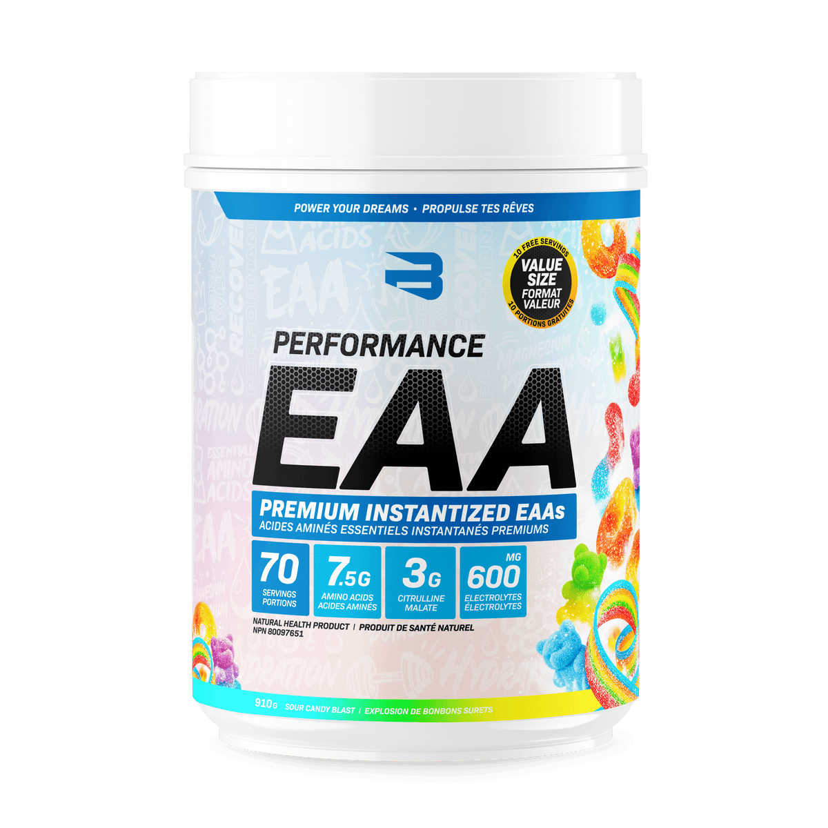 Believe Supplements Performance EAA 910g 70 Servings