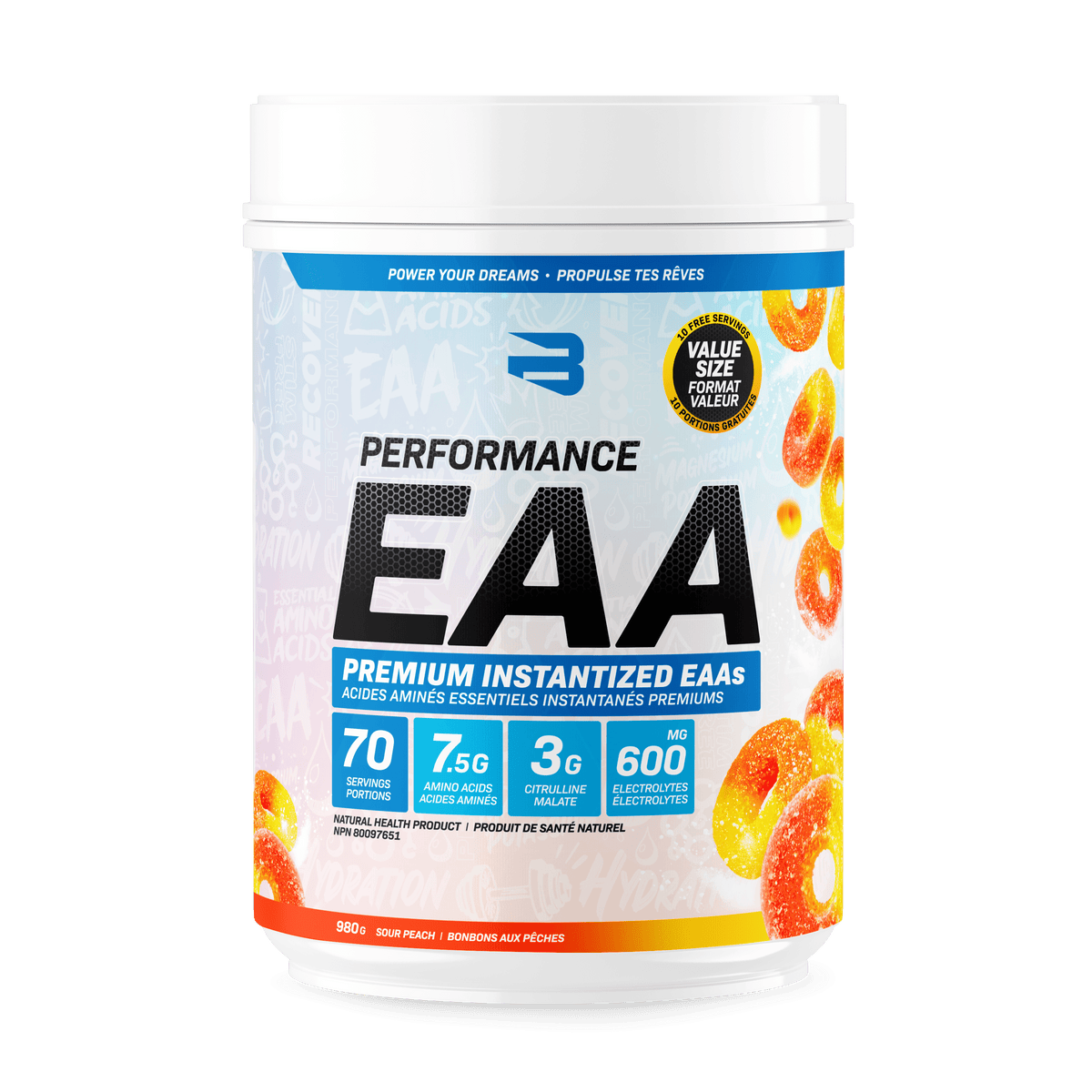 Believe Supplements Performance EAA 910g 70 Servings