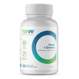 Raw Nutritional Multi + Greens 180 Capsules