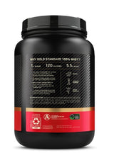 Rear label Gold Standard 1.5lbs Tub