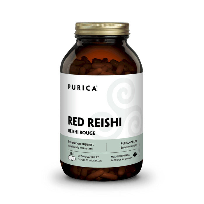 Purica Red Reishi Mushroom 360 Capsules