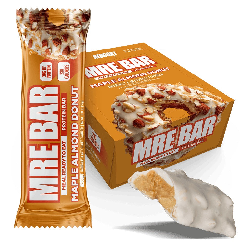 Redcon1 MRE Protein Bar Maple Almond Donut (Box of 12)