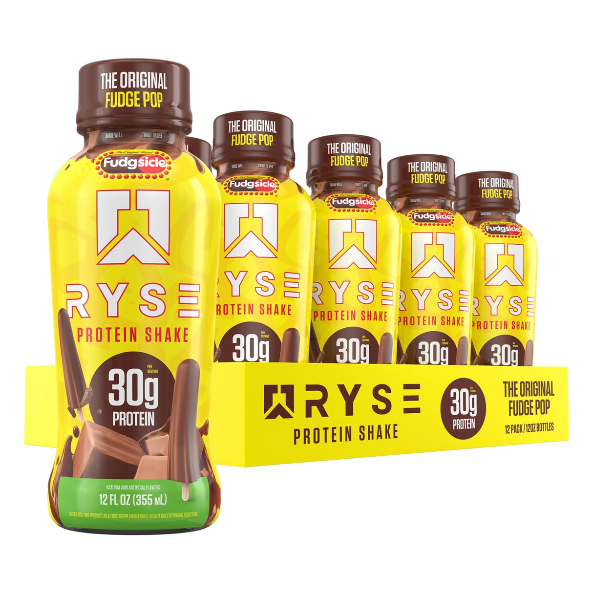 Ryse Loaded Protein Shake RTD Fudgsicle The Original Fudge Pop (Case of 12)