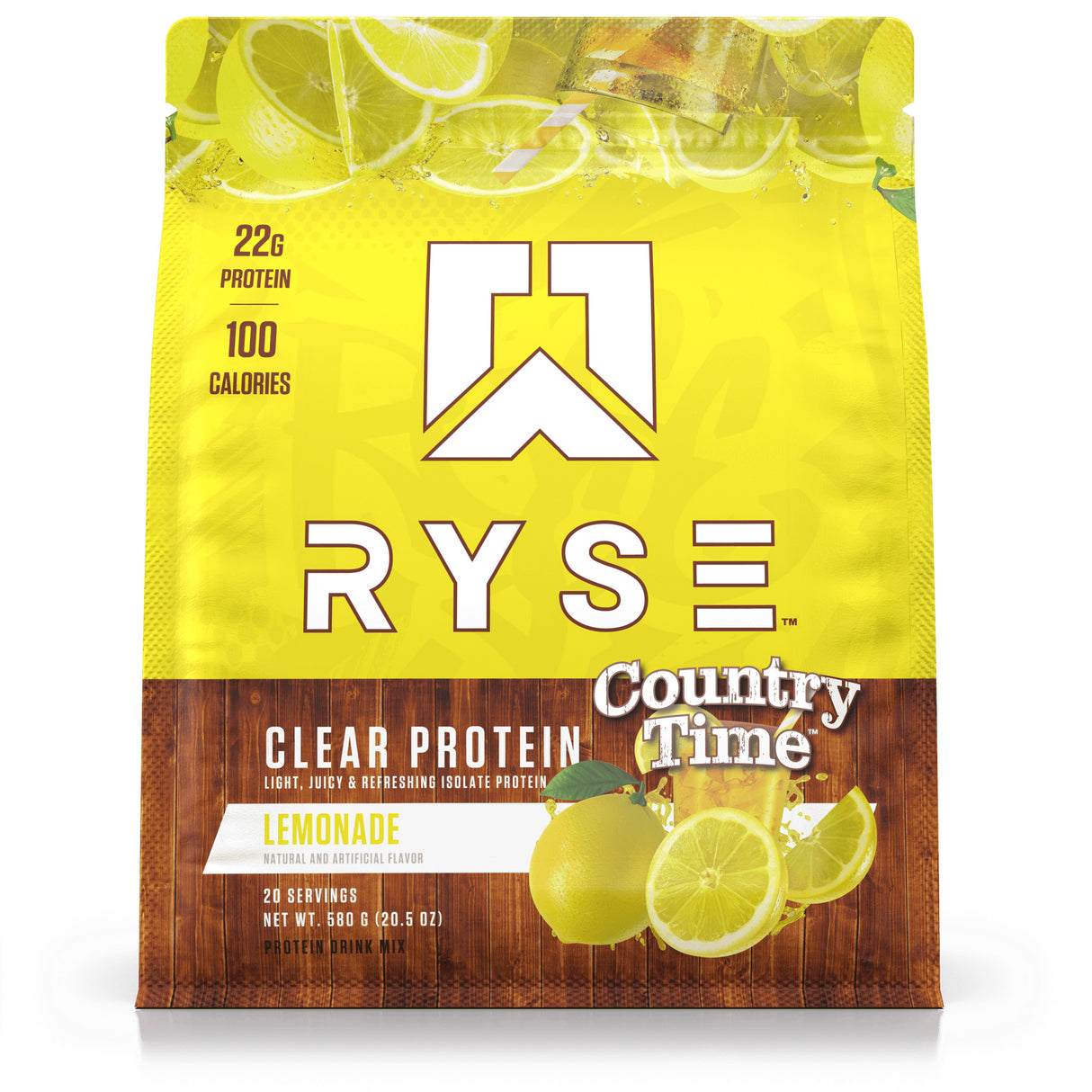 Ryse Clear Protein Powder 20 Servings