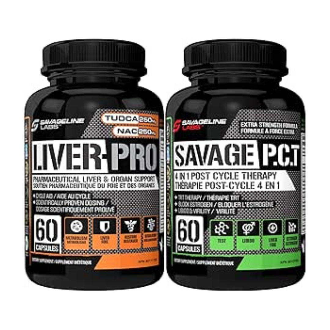 Pct Elixir Savage Line Labs Liver Pro & PCT Combo Pack | Fuel Supplements ...