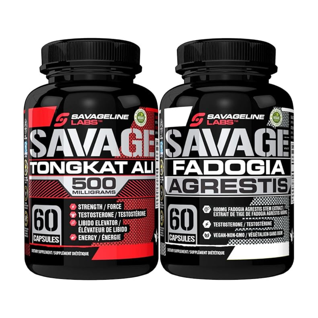 Savage Line Labs Tongkat Ali and Fadogia Agrestis Combo Pack