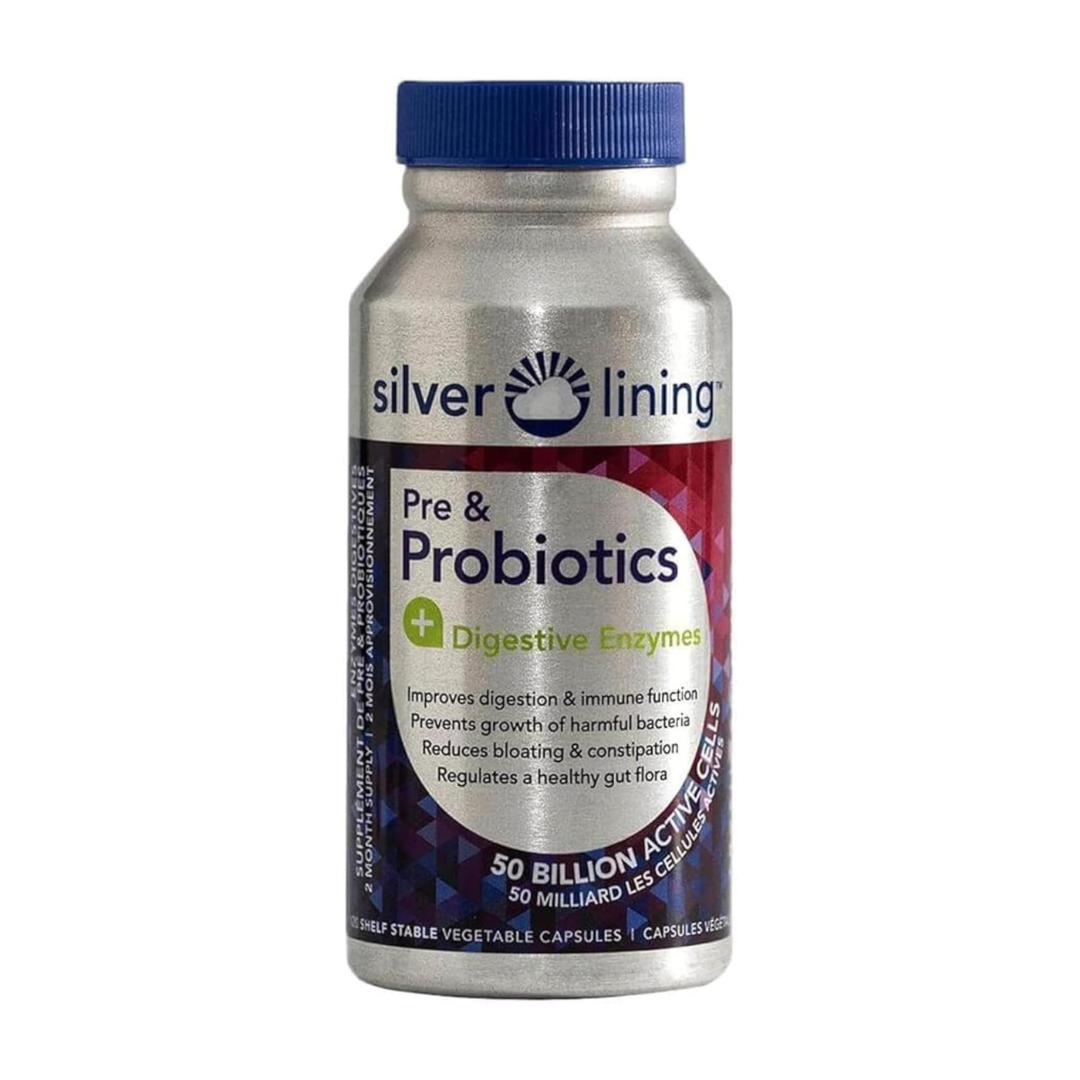 Silver Lining Pre & Probiotics 120 Caps