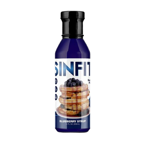 Bottle of Sinfit Sugar Free Blueberry Syrup 355ml