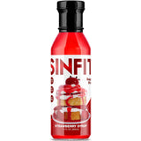Bottle of Sinfit Strawberry Syrup 355mL