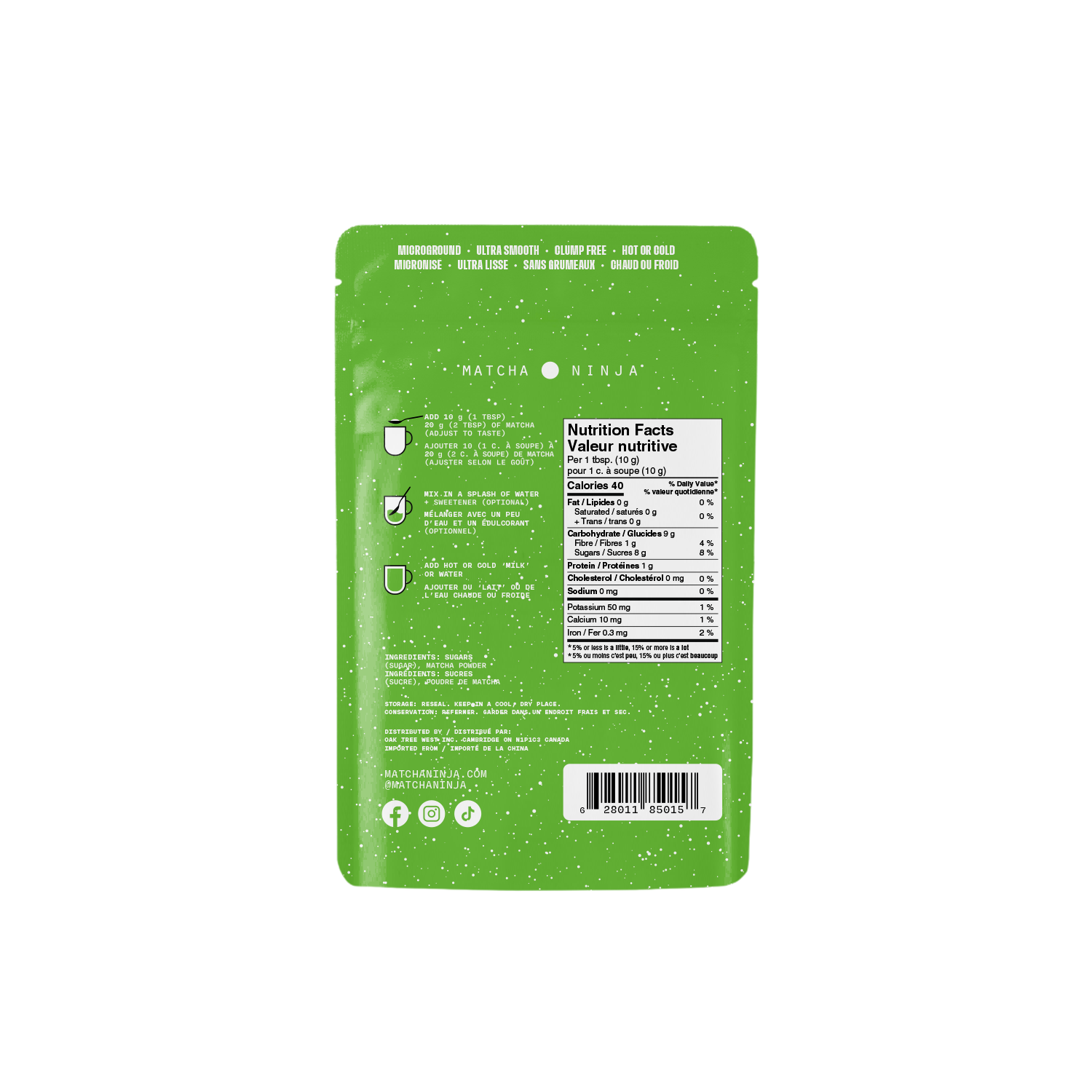 Matcha Ninja Sweetened Latte Blend 150g