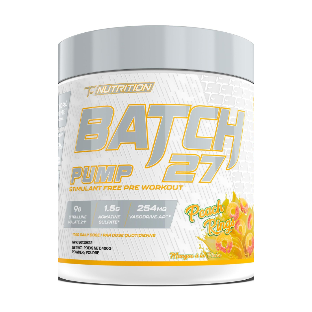 TC Nutrition Batch 27 Stim Free Pre-Workout 40 Servings