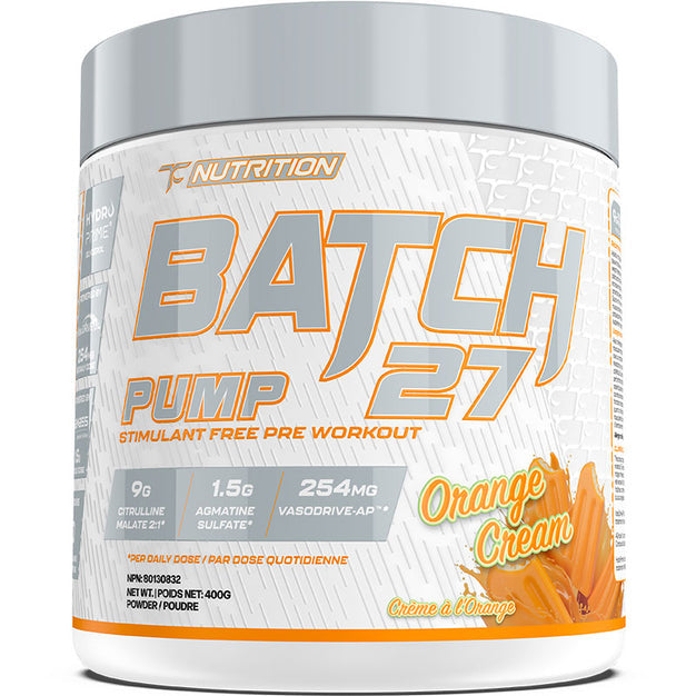 TC Nutrition Batch 27 Stim Free Pre-Workout 40 Servings