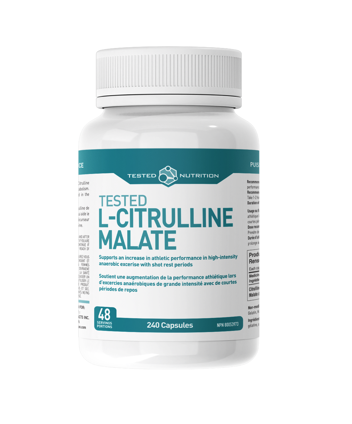 Tested Nutrition L-Citrulline 240 Capsules