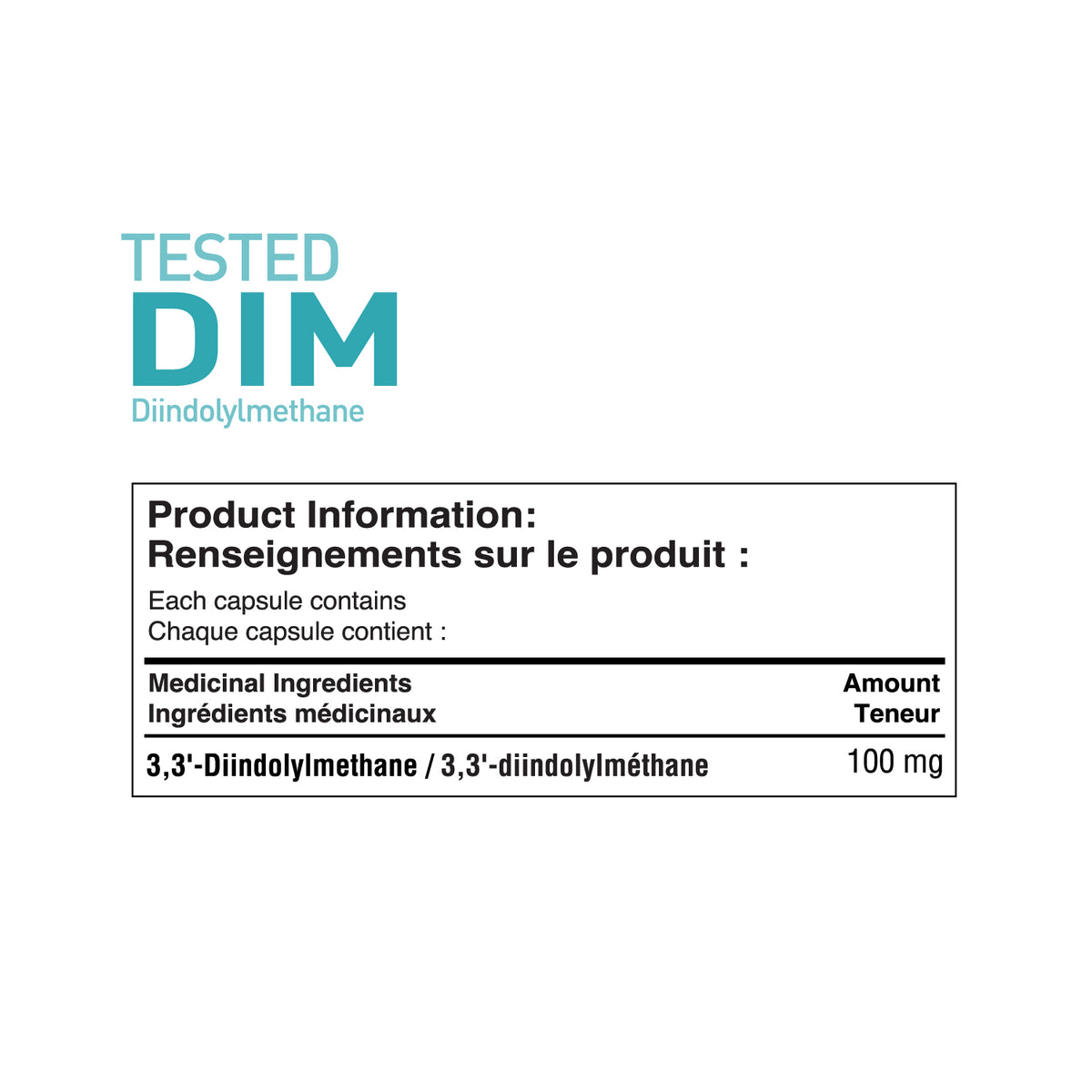 Tested Nutrition DIM 90 Capsules