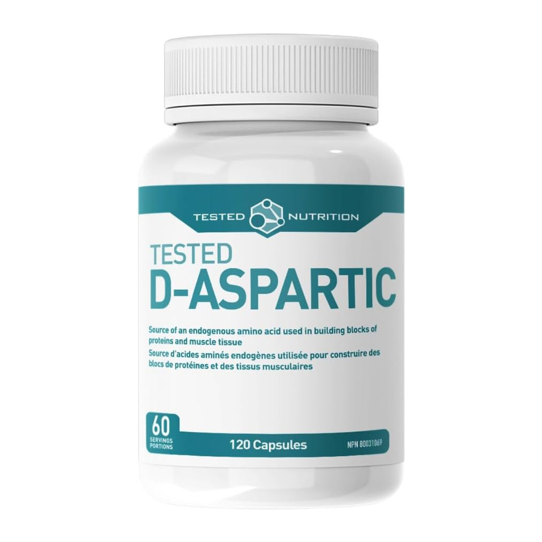 Tested Nutrition D-Aspartic Acid 120 Capsules