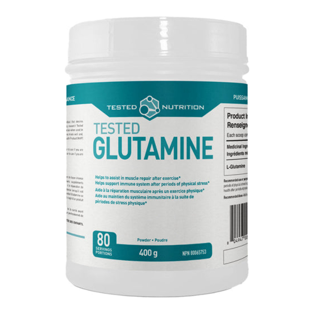 Tested Nutrition Glutamine 400g Unflavoured Powder