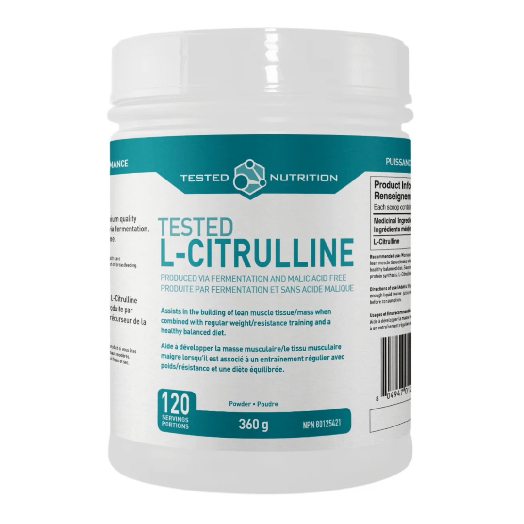 Tested Nutrition Tested L-Citrulline Powder 360g Unflavoured