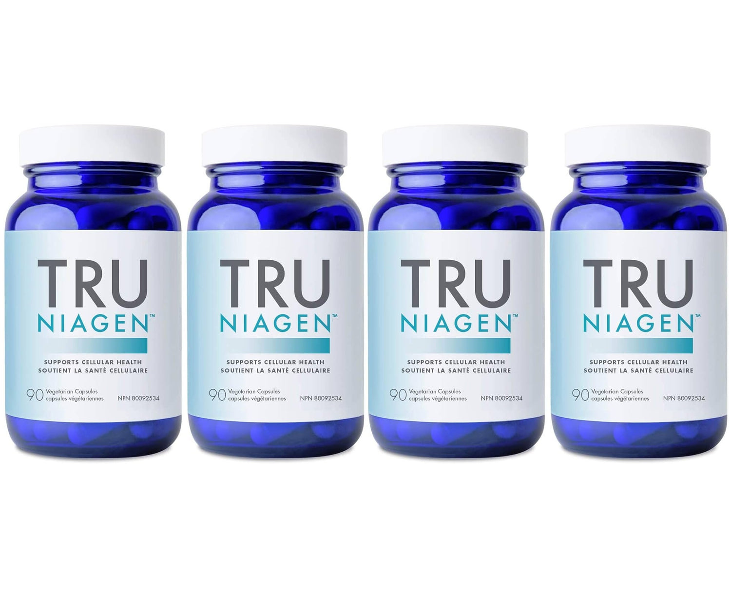 TRU Niagen 90 caps 300mg   (Pack of 4)