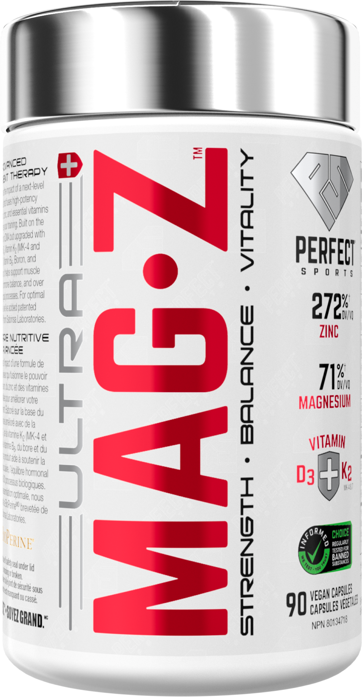 Perfect Sports Ultra Mag-Z 90 Capsules