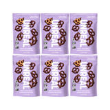 Unreal Snacks Multi-Serve Bags Dark Chocolate Covered Pretzels (Pack of 6)