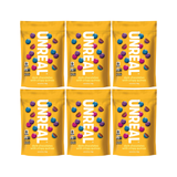 Unreal Snacks Multi-Serve Bags Dark Chocolate Crispy Quinoa Gems (Pack of 6)