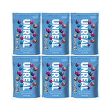 Unreal Snacks Multi-Serve Bags Dark Chocolate Peanut Gems (Pack of 6)