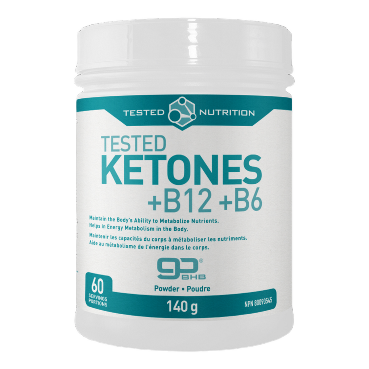 Tested Nutrition Ketones + B12 + B6 Powder