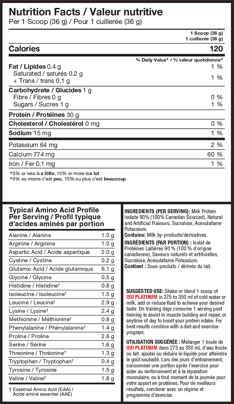 Pro Line Iso Platinum Sustain-Released Isolate Protein 1.81kg