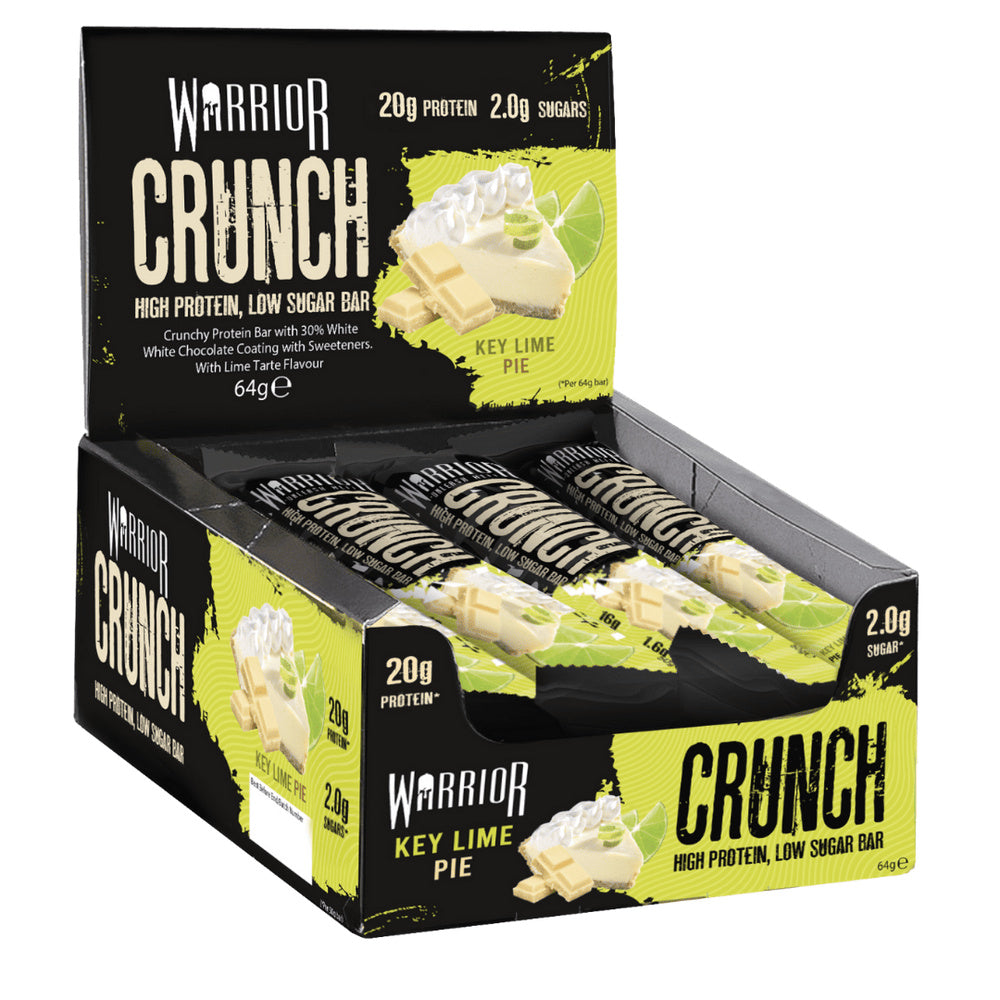 Warrior Crunch Protein Bar Box of 12 (Key Lime Pie)