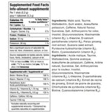 Supplemented food facts label with ingredients and nutritional information for Alani Nu Energy Sticks Pack of 5 x 5.3g per stick