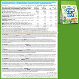 Applied Nutrition Cream of Rice Apple Crumble Rear Label Nutrition information