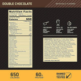 ON Gold Standard Pro Complex Gainer 10lbs — ingredients label and nutrition facts panel